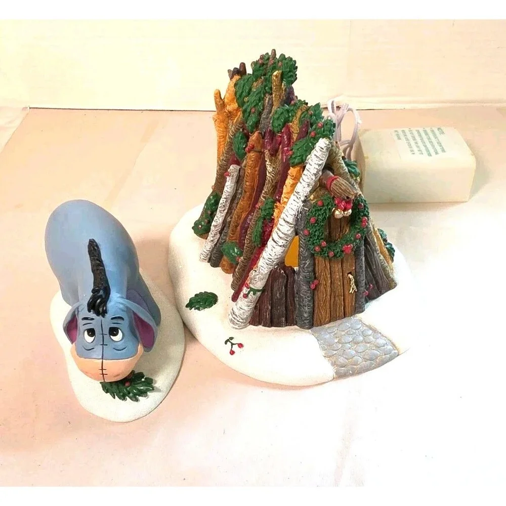 Department 56 Disney Your Place Never Looked Better Eeyore Holiday set Works